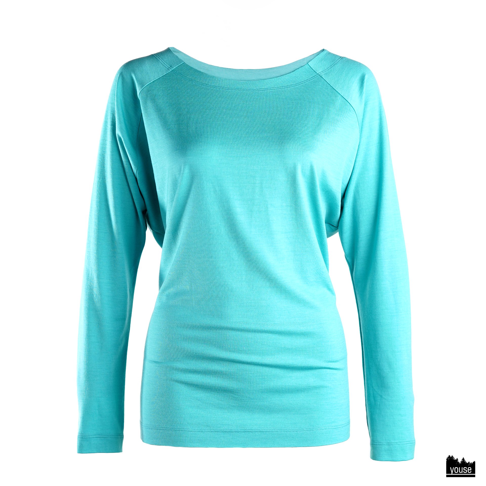 Shirt Kaja aus Bio Merinowolle türkis